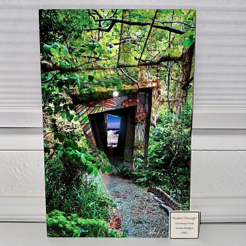 "Bunker Through" 1st Edition Aluminum Print by Roema Designs – Signed Art (2017)